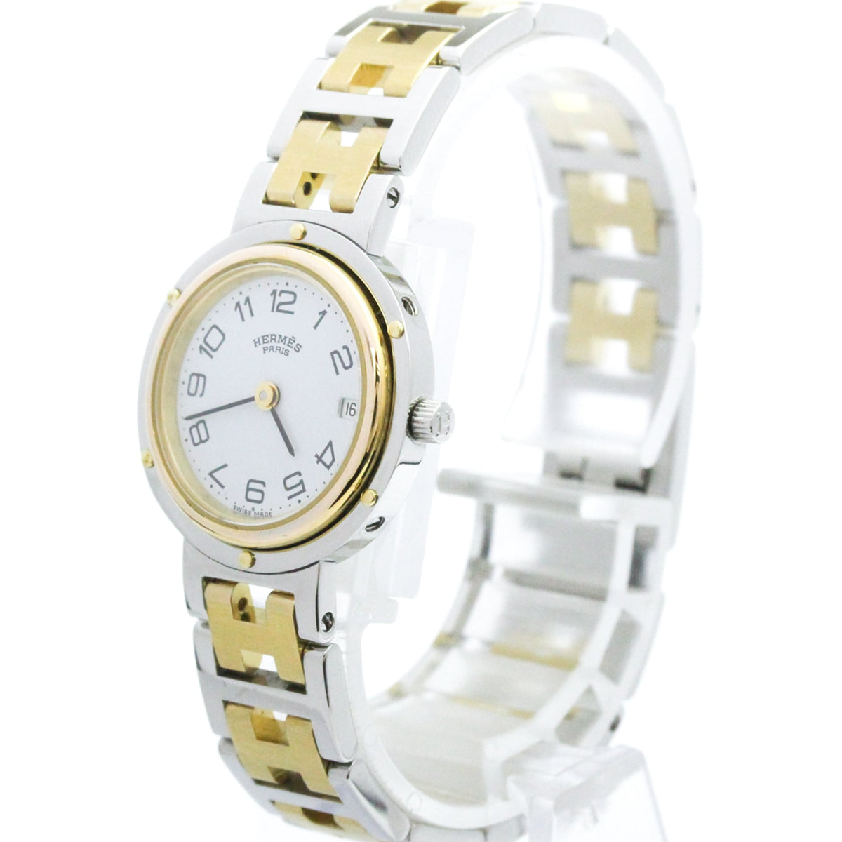 Hermes Clipper · Gold Plated Steel