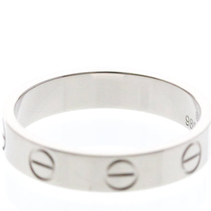 Cartier Mini Love · 18K White Gold · Size 4.75 (EU 51.88)
