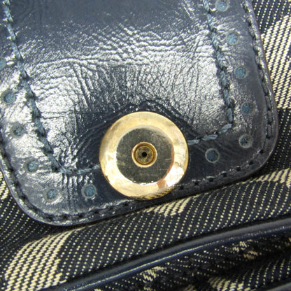 Coach Signature · Denim & Patent Leather