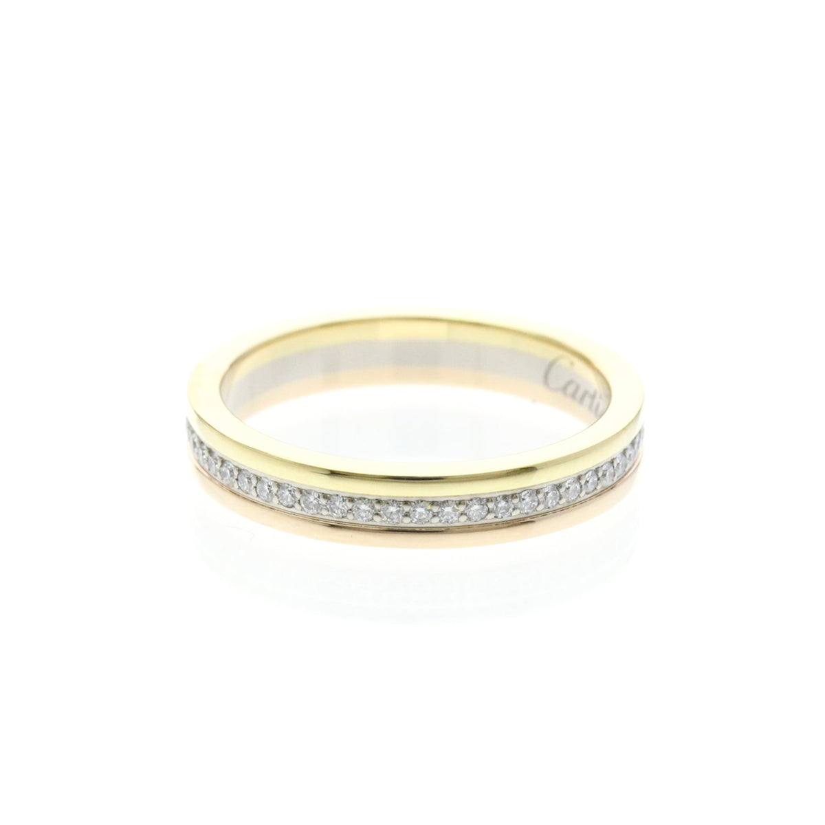 Cartier Louis Cartier Vendôme · Tri-Gold · Size 5.75 (EU 54.38)