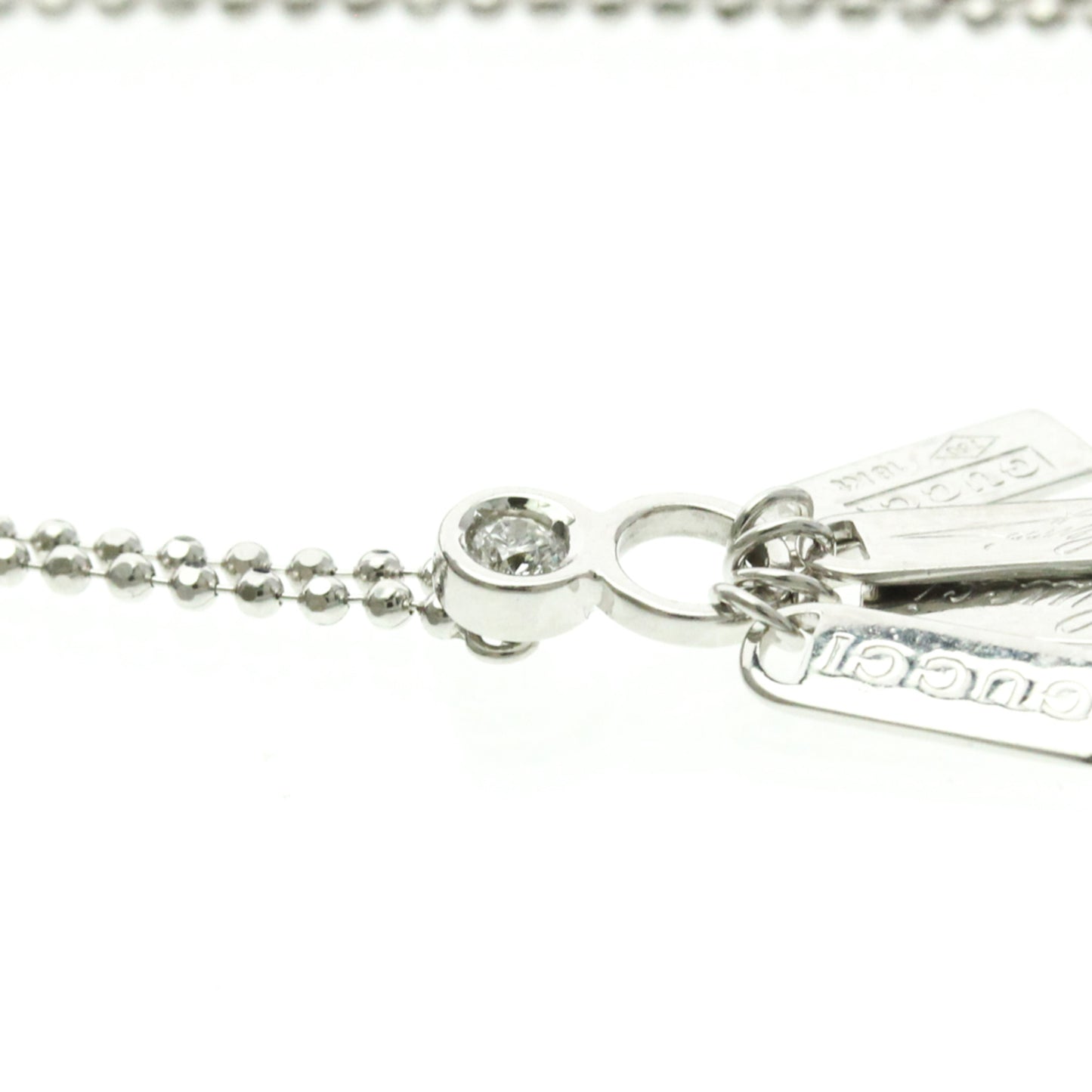 Gucci Diamond Tag · 18K White Gold