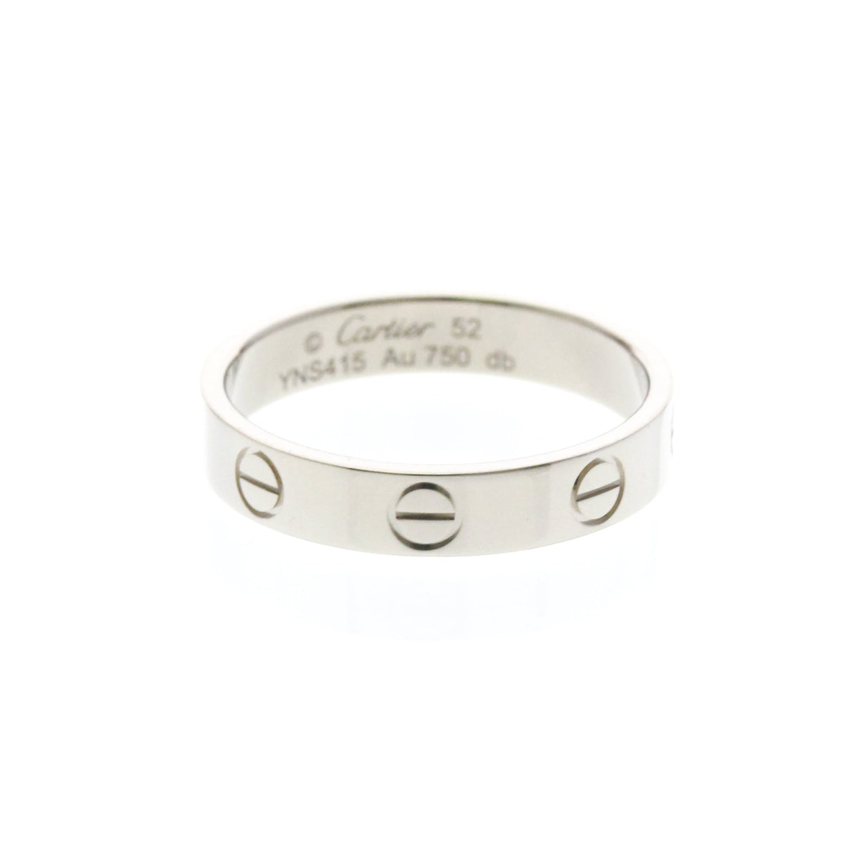 Cartier Mini Love · 18K White Gold · Size 6 (EU 55)