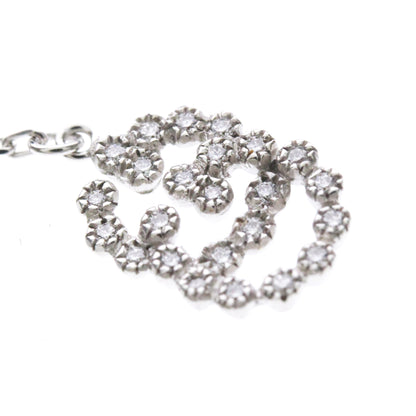 Gucci Double G Diamond · 18K White Gold