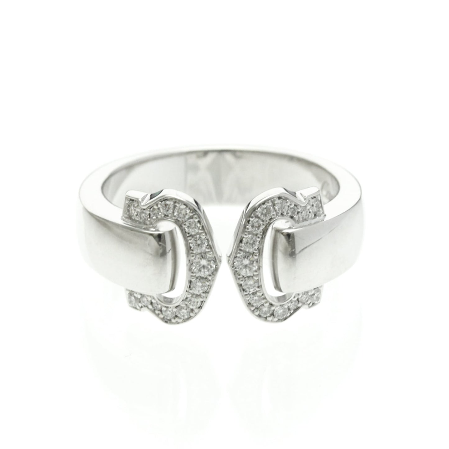 Cartier 2C Boucle · Diamond · 18K White Gold