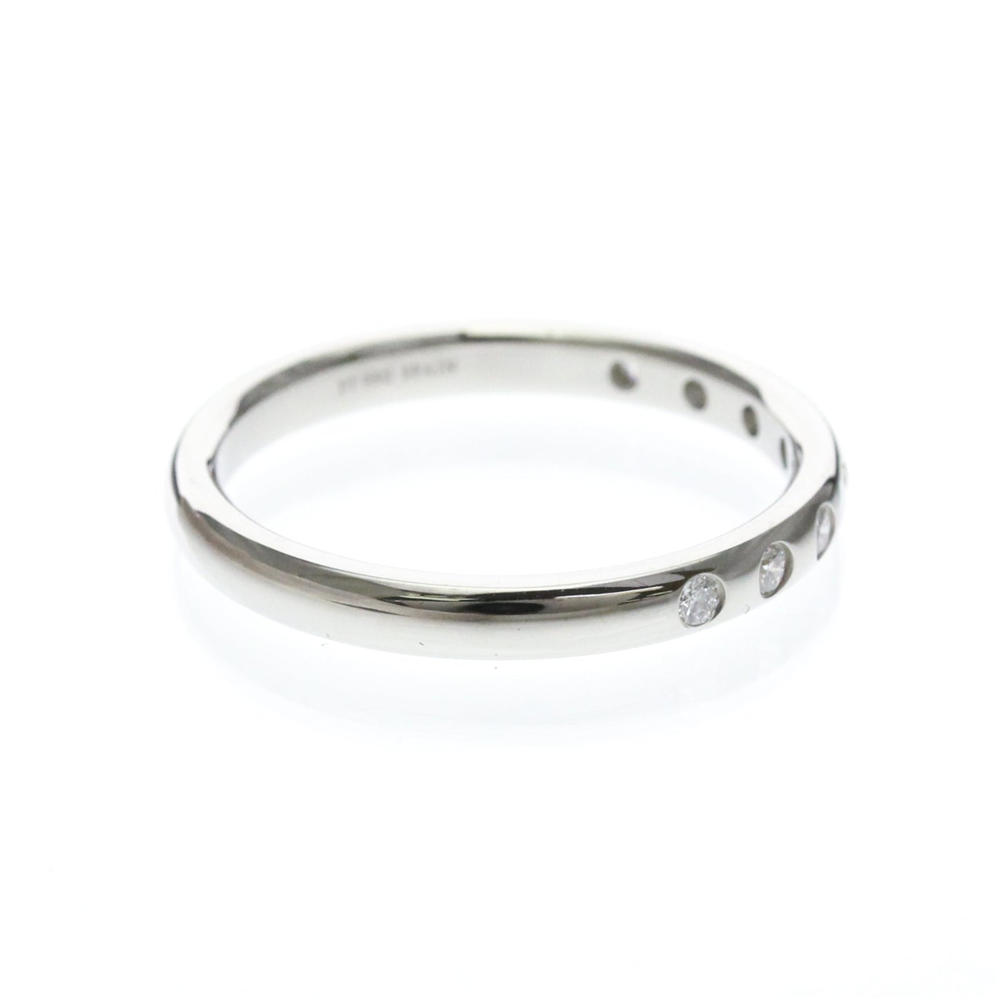 Tiffany Stacking Band · 8 Diamonds · Platinum