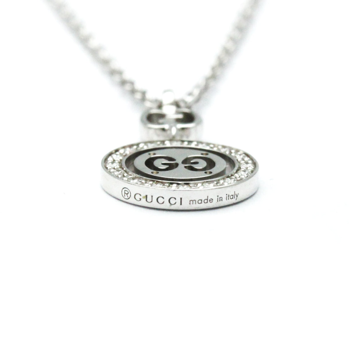 Gucci Icon Toile · Diamond · 18K White Gold