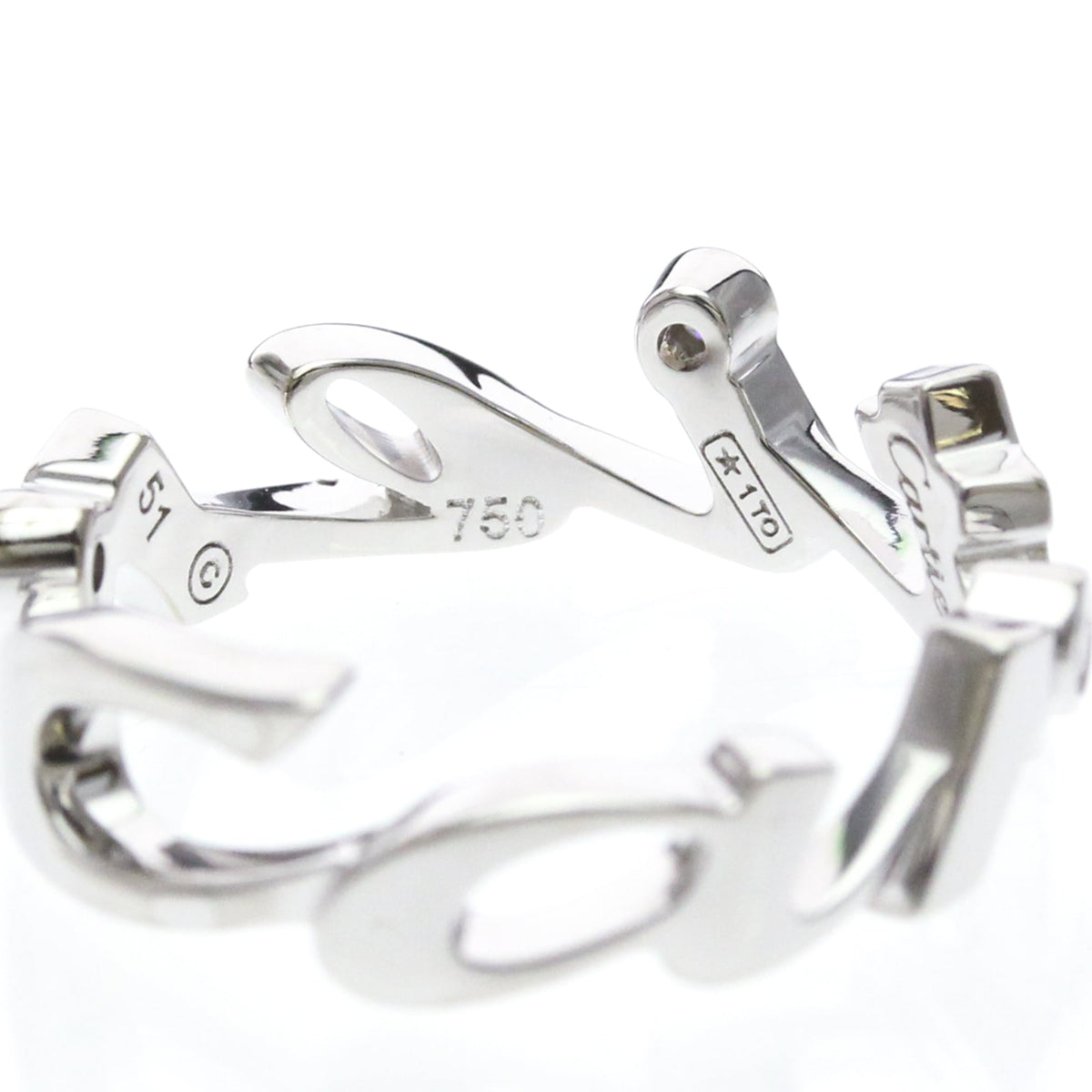 Cartier Signature · Diamond · 18K White Gold