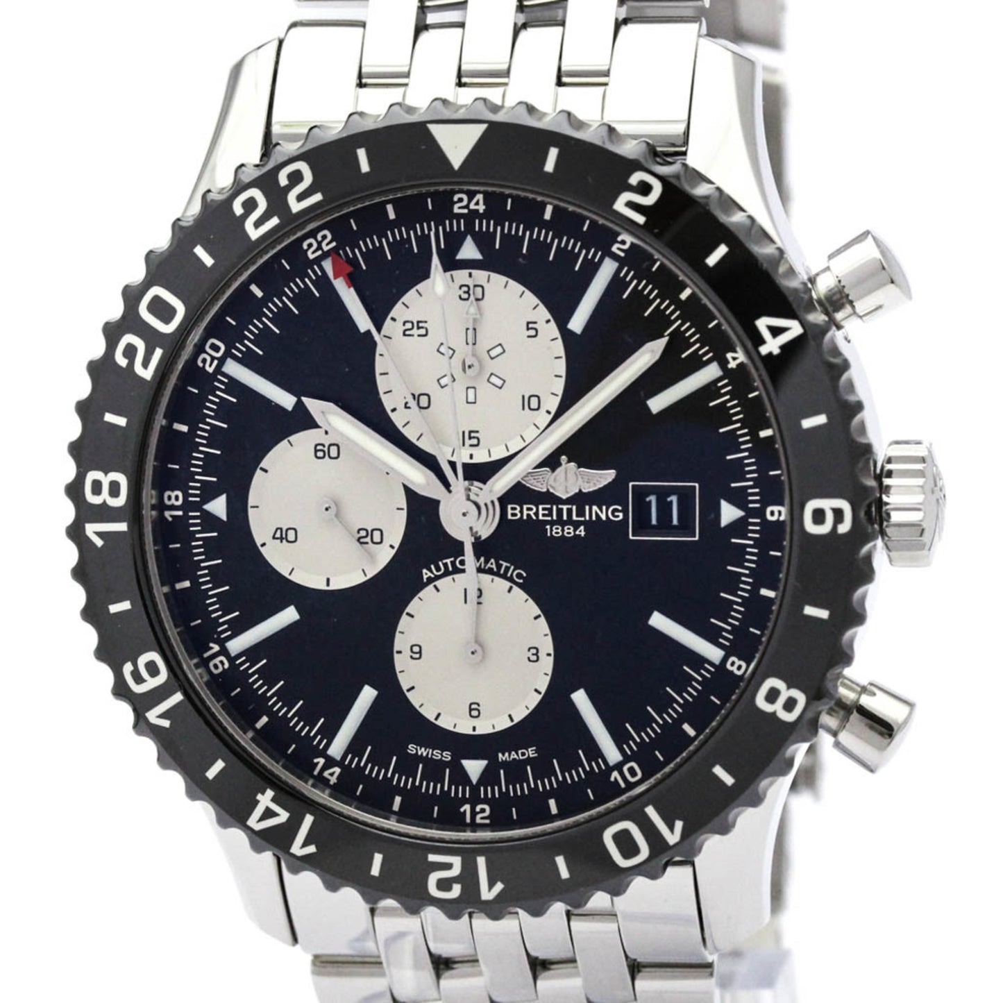 Breitling Chronoliner · Steel · Automatic