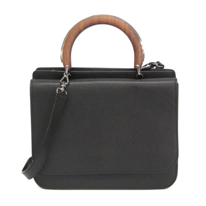 Max Mara Wooden Handle Flap Bag