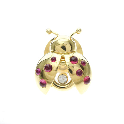 Chopard Ladybug · 18K Yellow Gold · Ruby