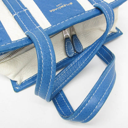 Balenciaga Bazar Shopper XS · Striped Leather