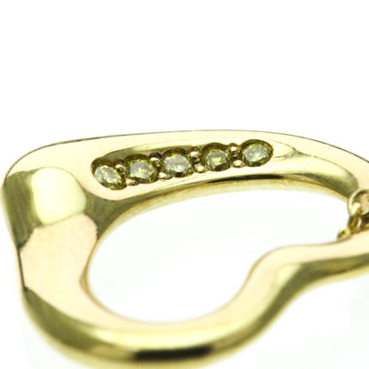 Tiffany Open Heart · 18K Yellow Gold · Diamond