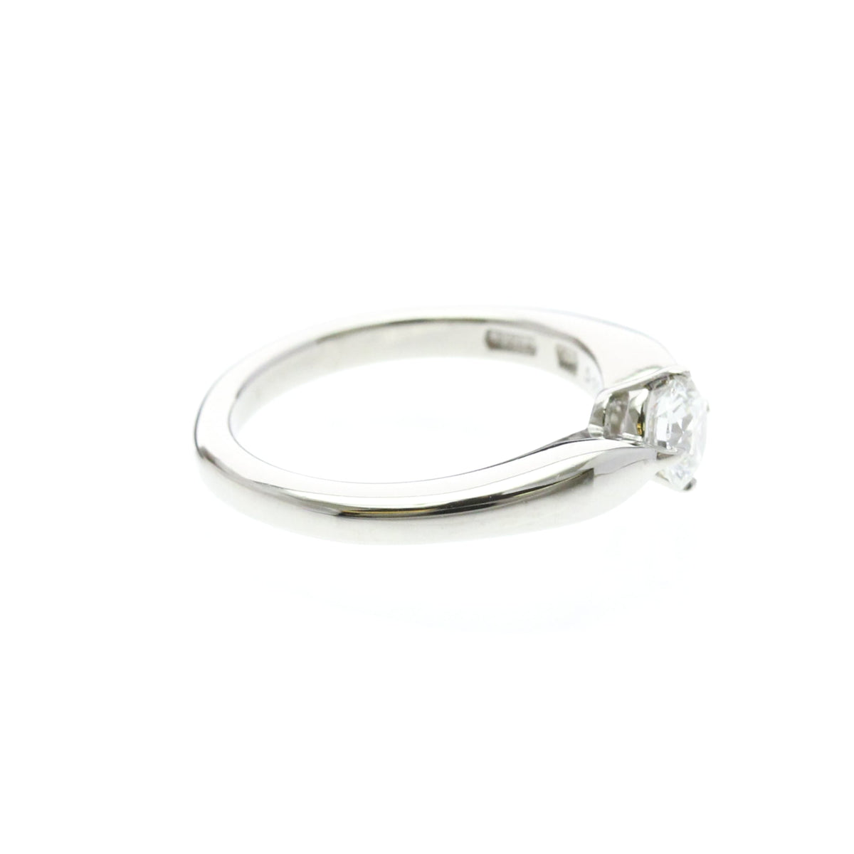 Bvlgari Diamond Engagement · Platinum · Size 3.5 (EU 48.75)