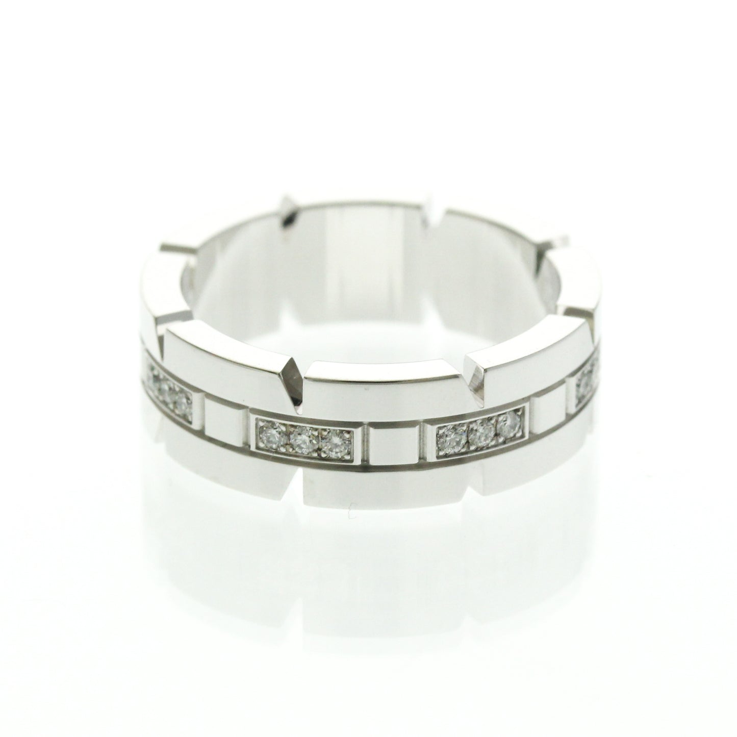 Cartier Tank Française · 18K White Gold · Diamond
