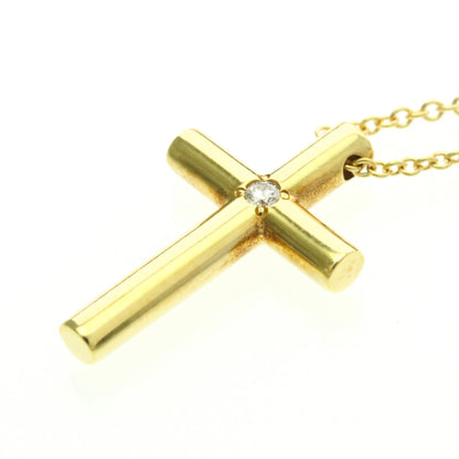 Tiffany Cross · Diamond · 18K Yellow Gold