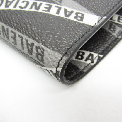 Balenciaga Logo Print · Leather Clutch