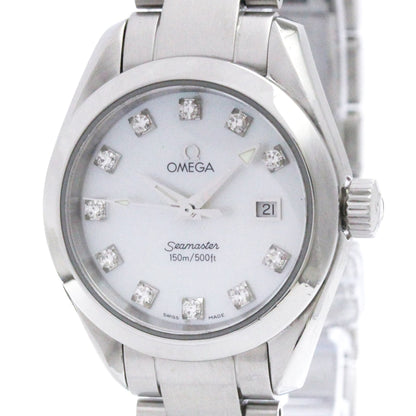 Omega Seamaster Aqua Terra · Diamond MOP · Steel