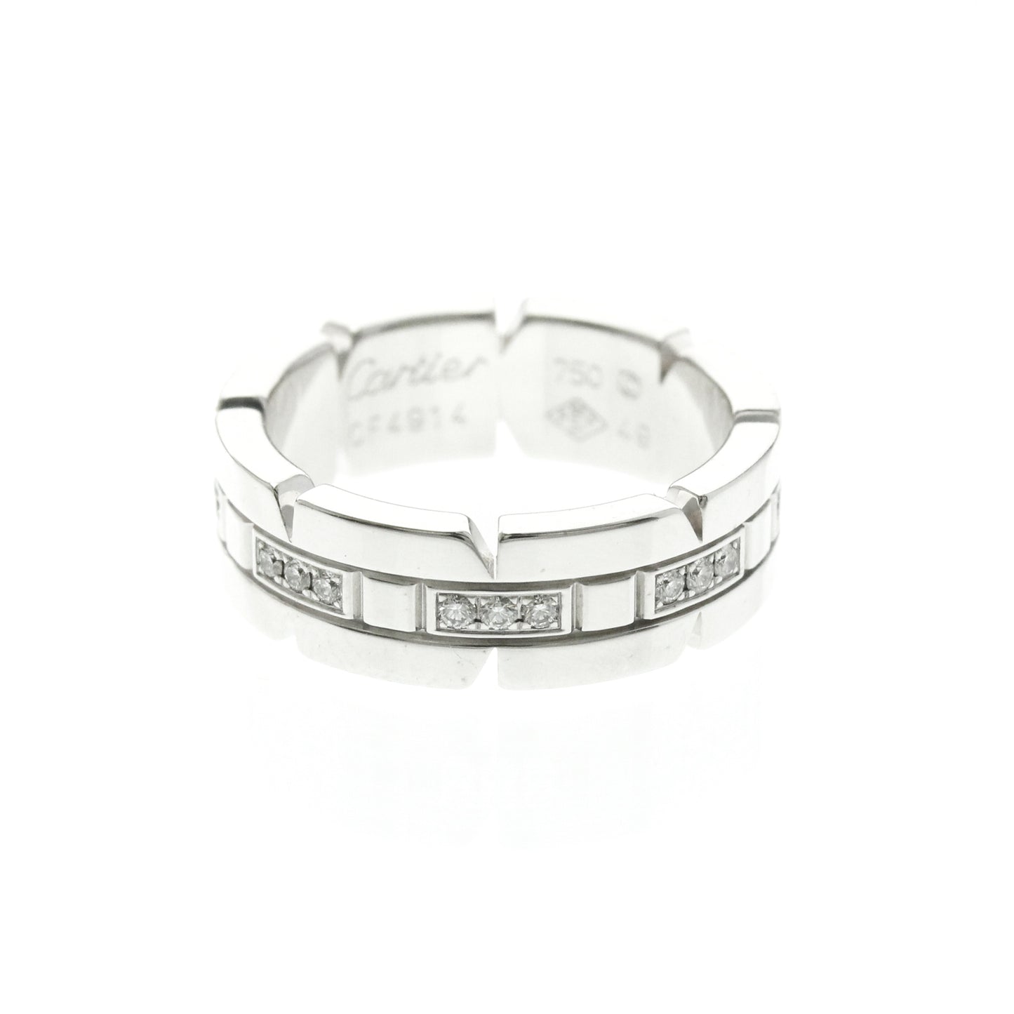 Cartier Tank Française · 18K White Gold · Diamond