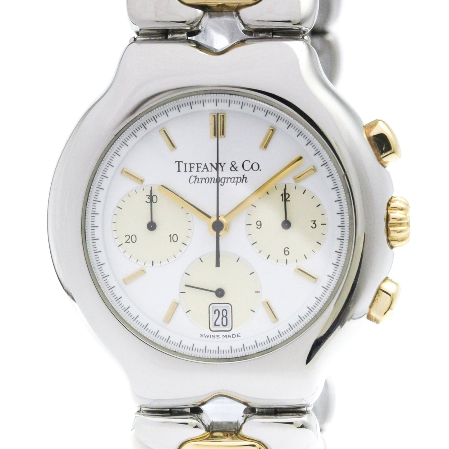 Tiffany Tesoro · Chronograph · 18K Gold Steel