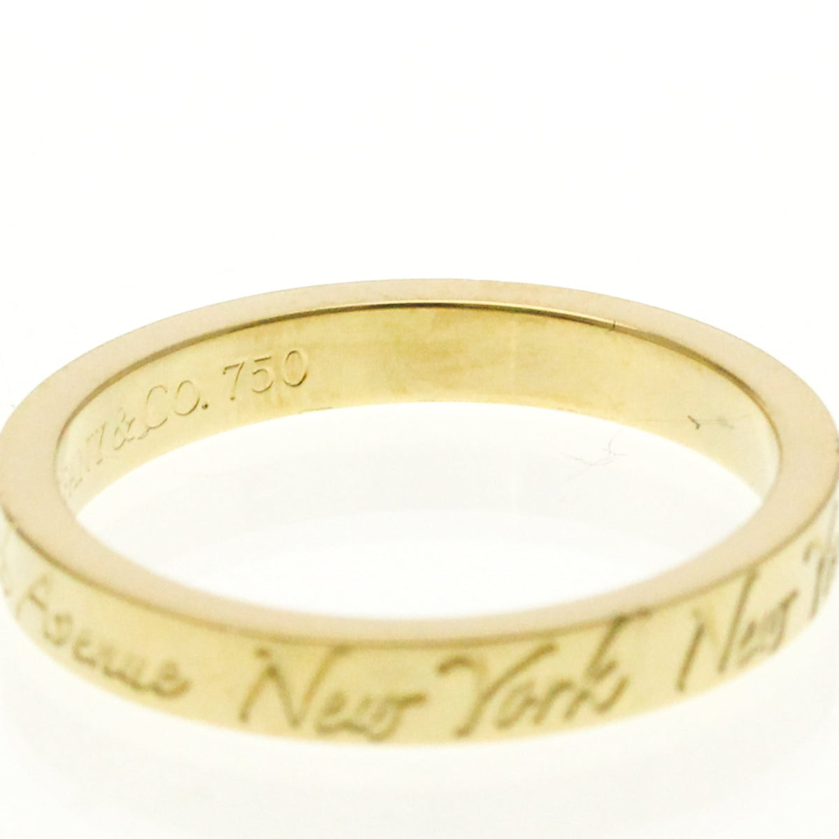 Tiffany · 18K Yellow Gold Band Ring