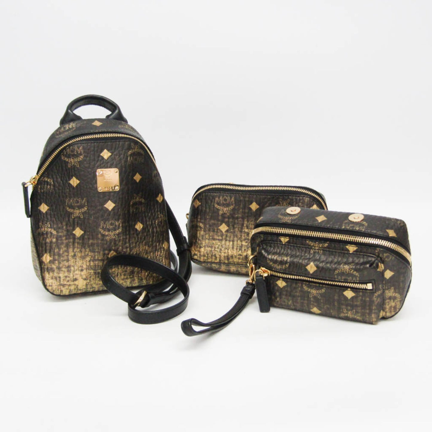 MCM Visetos Triple Body · Coated Canvas