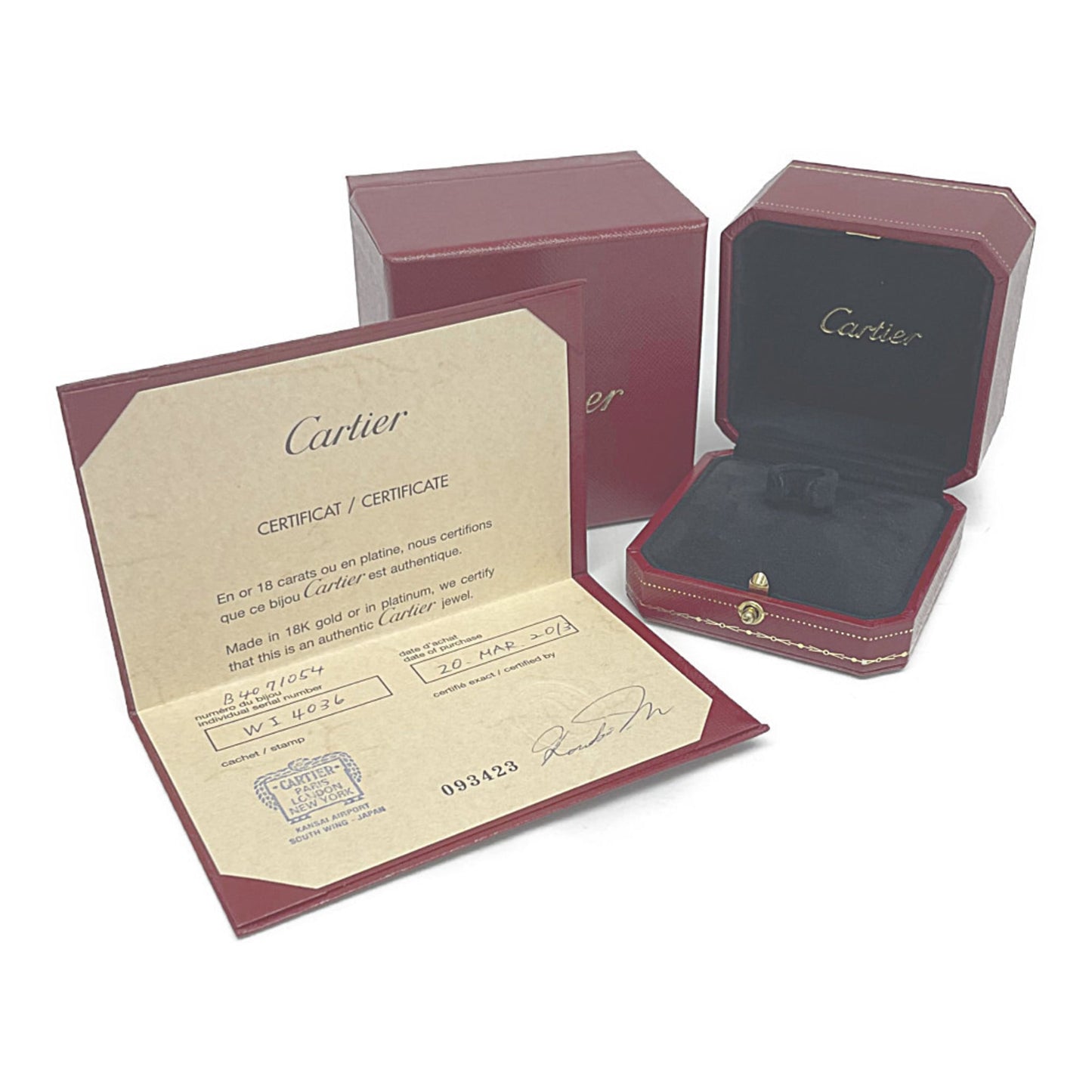 Cartier 2C Boucle · Diamond · 18K White Gold