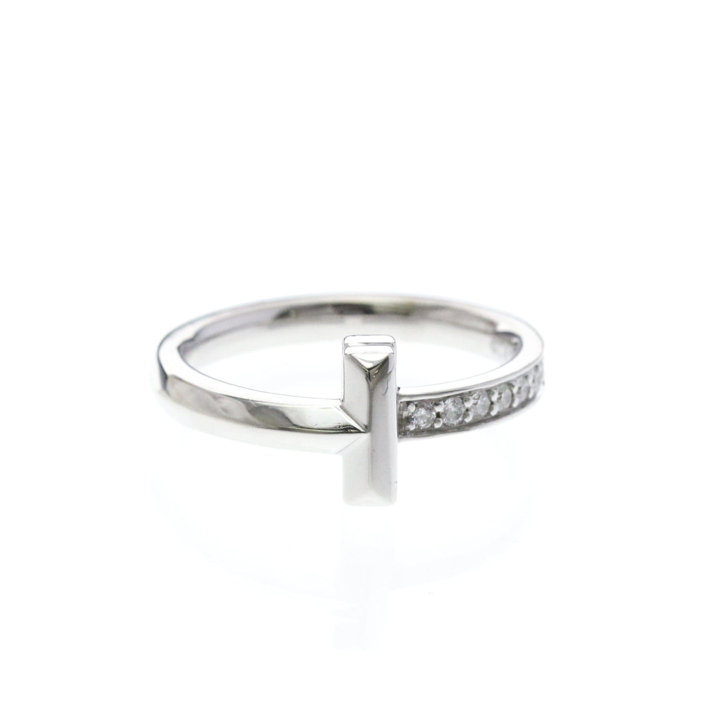 Tiffany T One · Diamond · 18K White Gold