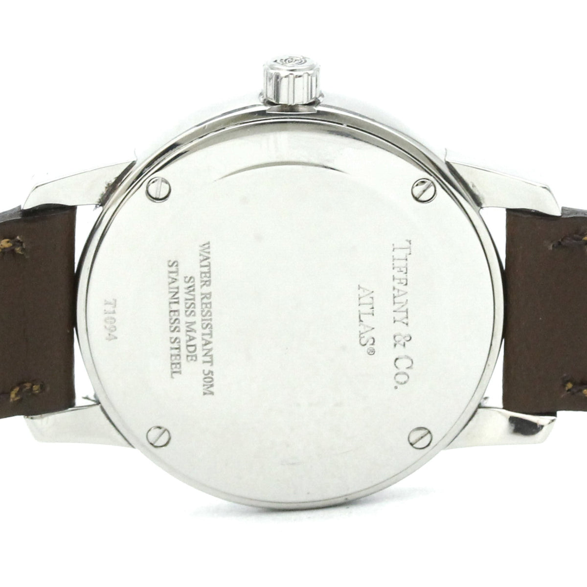 Tiffany Atlas · Steel · Leather Strap