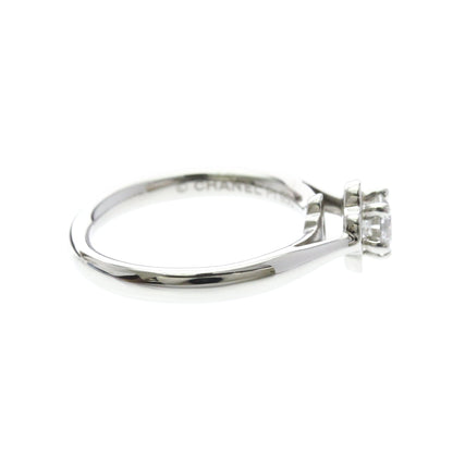 Chanel Camellia · Platinum · Diamond · Size 4 (EU 50)