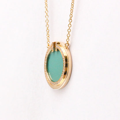 Tiffany T Two · Turquoise Diamond · Rose Gold