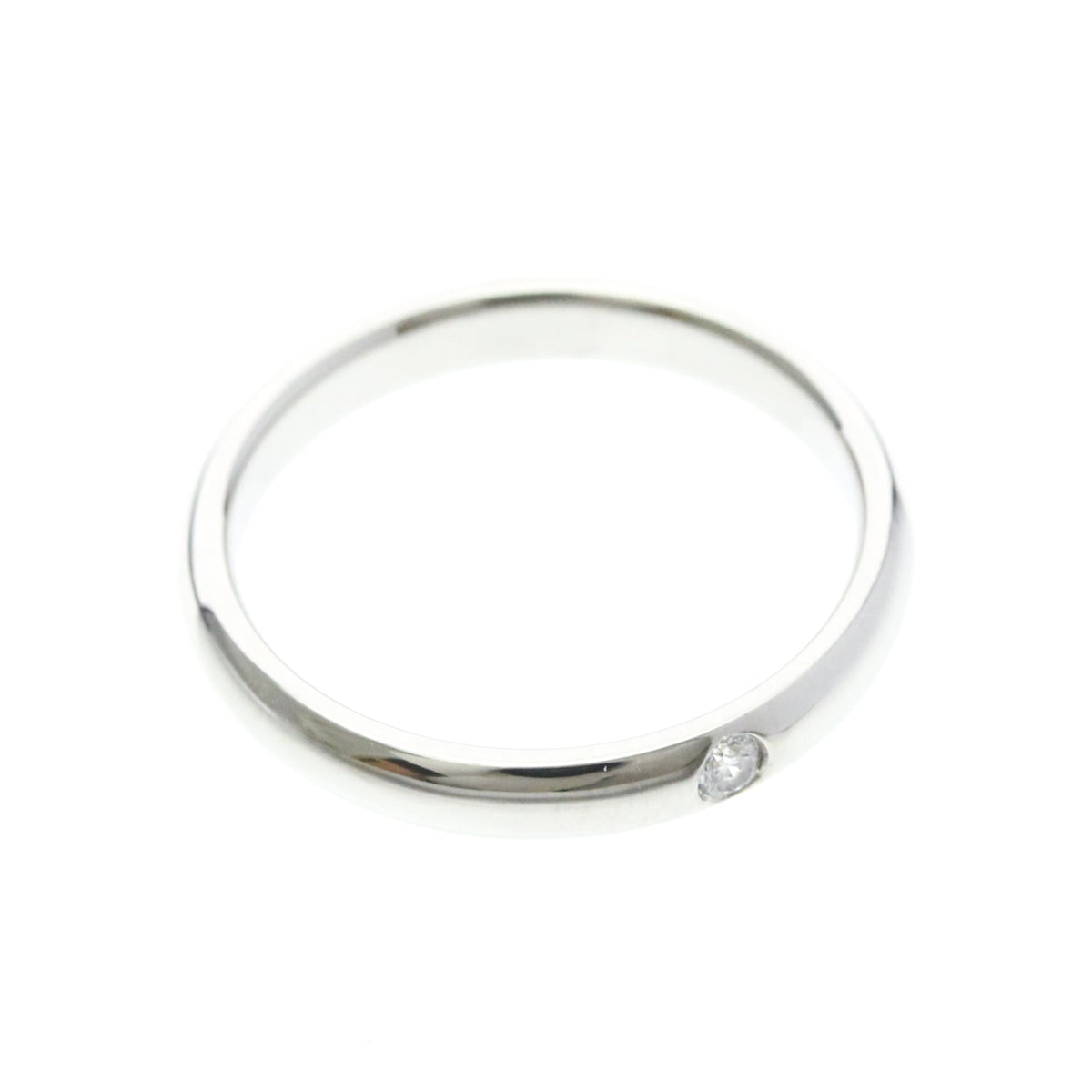 Harry Winston · Platinum · Diamond Wedding Band · Size 7 (EU 55)