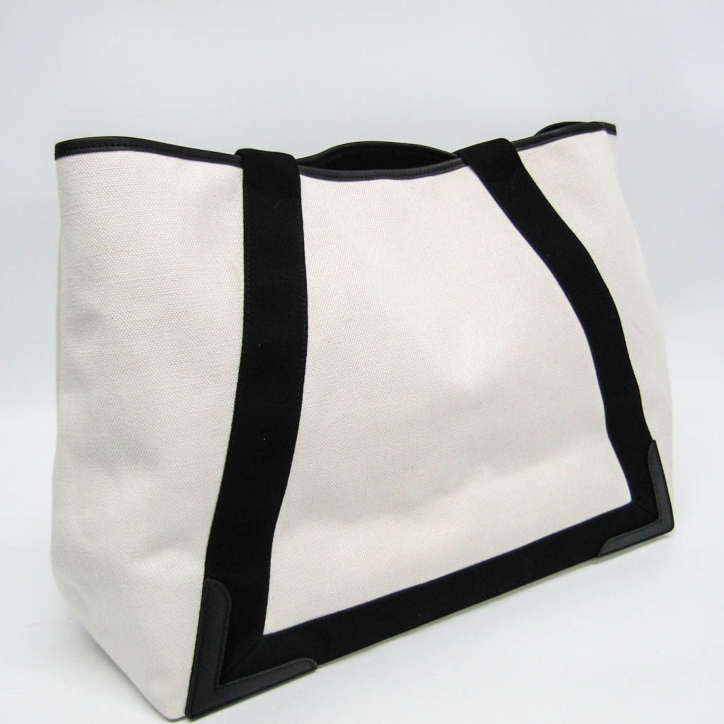 Balenciaga Navy Cabas · Canvas & Leather