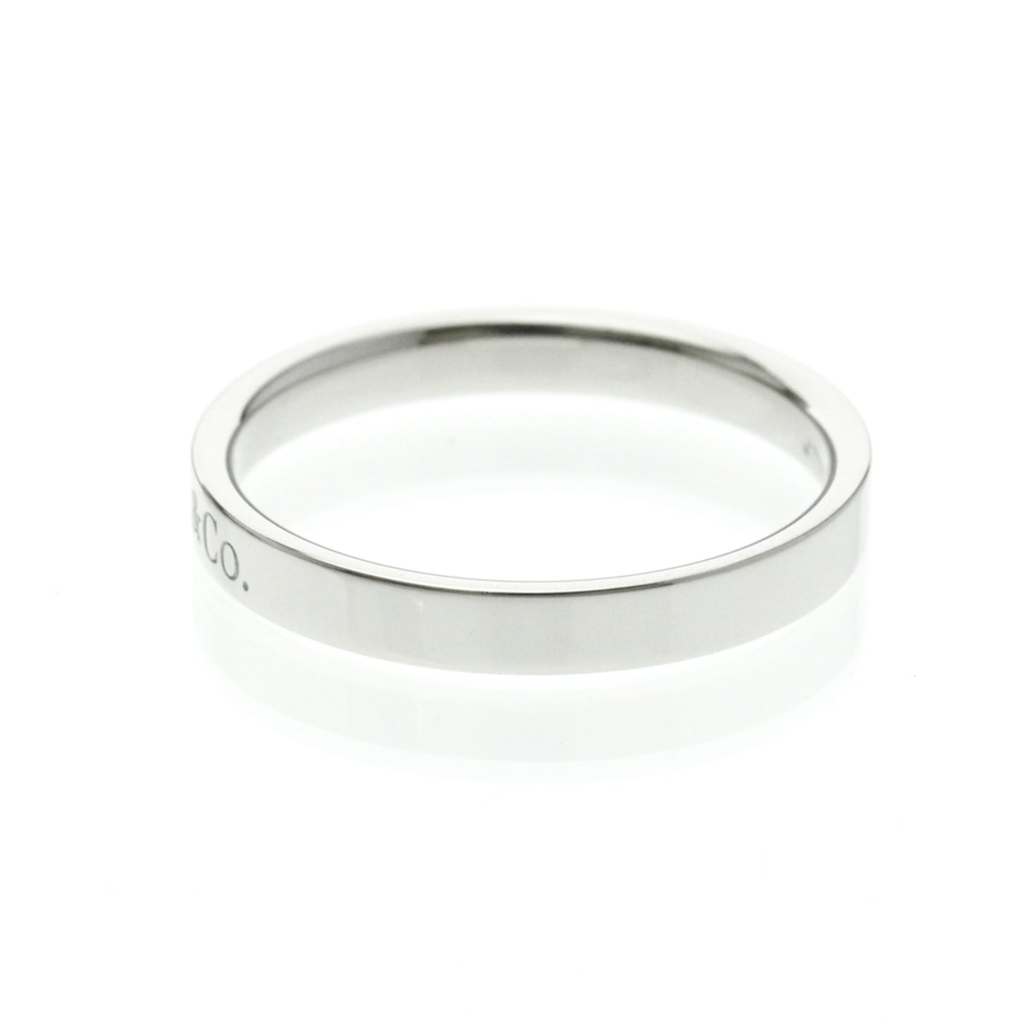 Tiffany Flat Band · Platinum