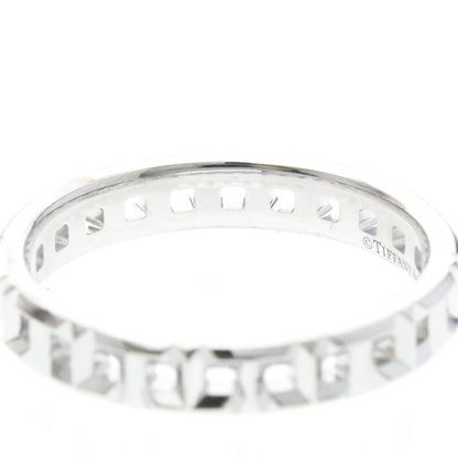 Tiffany T True Narrowing · 18K White Gold · Size 6.5 (EU 56.25)