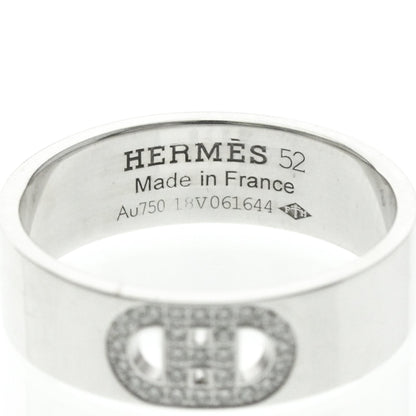 Hermès H d'Ancre · 18K White Gold · Diamond