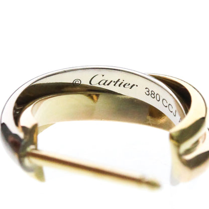 Cartier Trinity · Tri-Gold Hoop Earrings