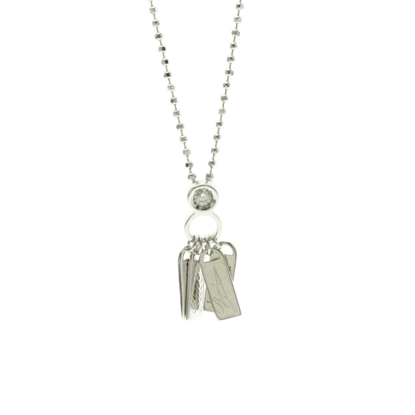Gucci Diamond Tag · 18K White Gold
