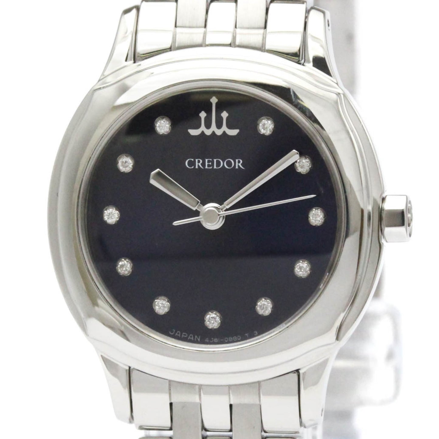 Seiko Credor · Diamond · Steel · Quartz