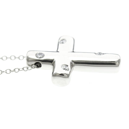 Tiffany Dots Cross · Platinum · Diamond