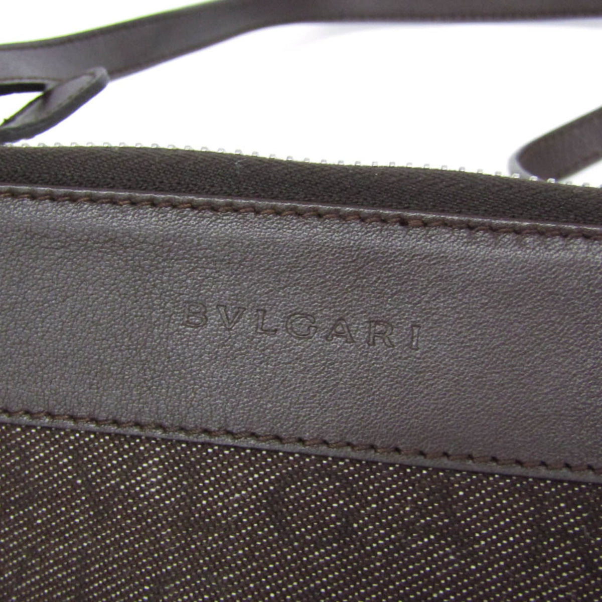 Bvlgari Logomania · Crossbody Pouch · Denim