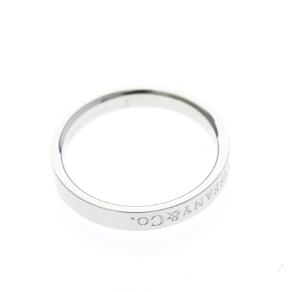 Tiffany Flat Band · Platinum · Size 6.5 (EU 56.25)