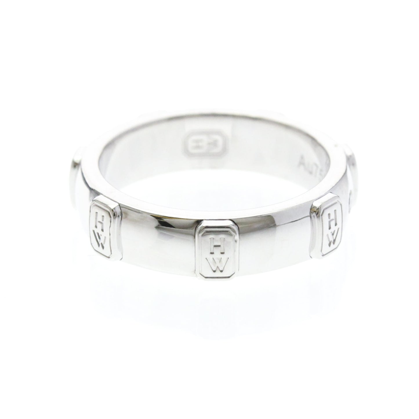 Harry Winston HW Logo · 18K White Gold