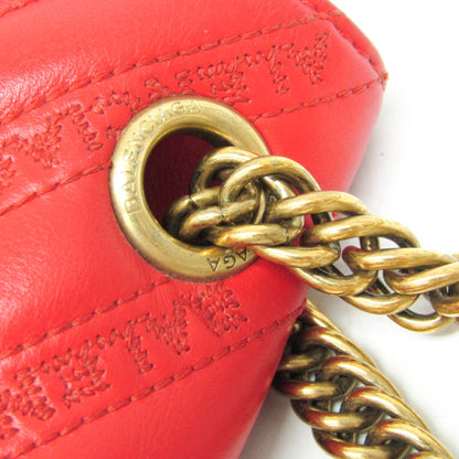 Balenciaga BB Logo · Leather Shoulder Bag
