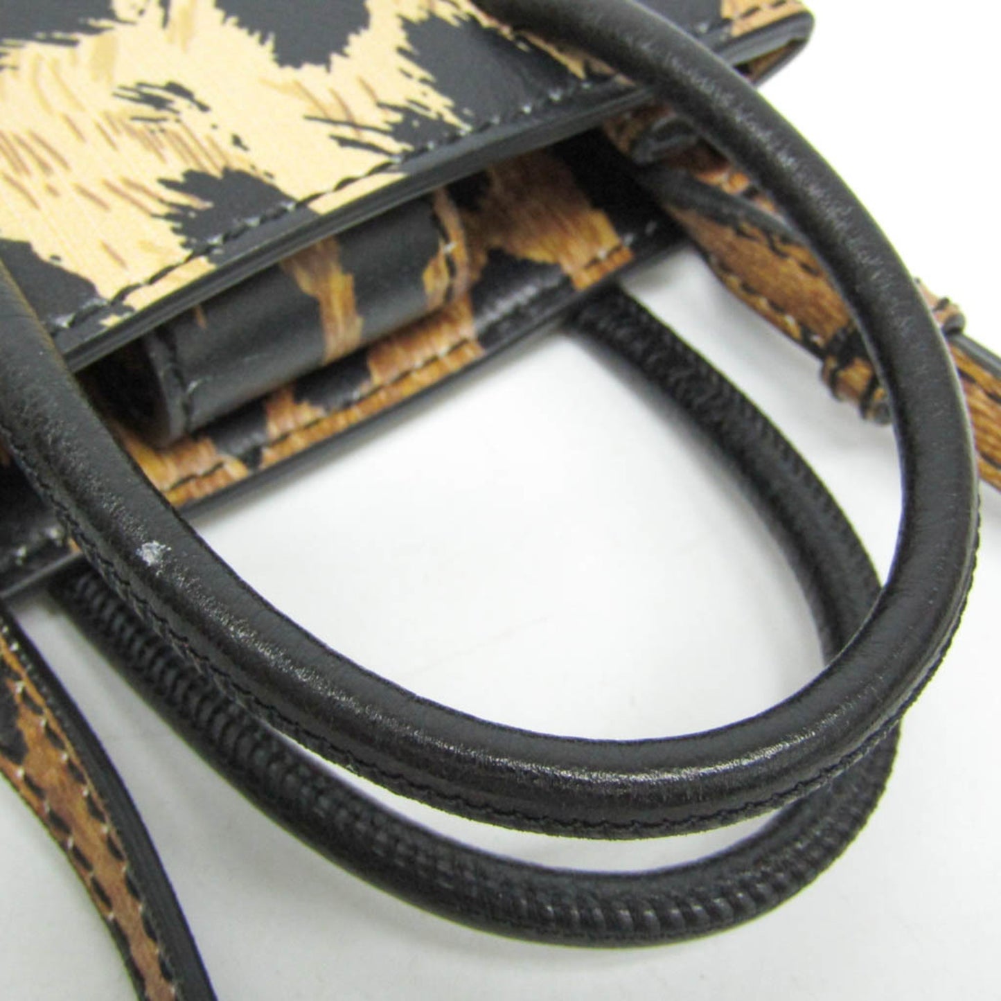 Balenciaga Shopping · Leopard Print Leather