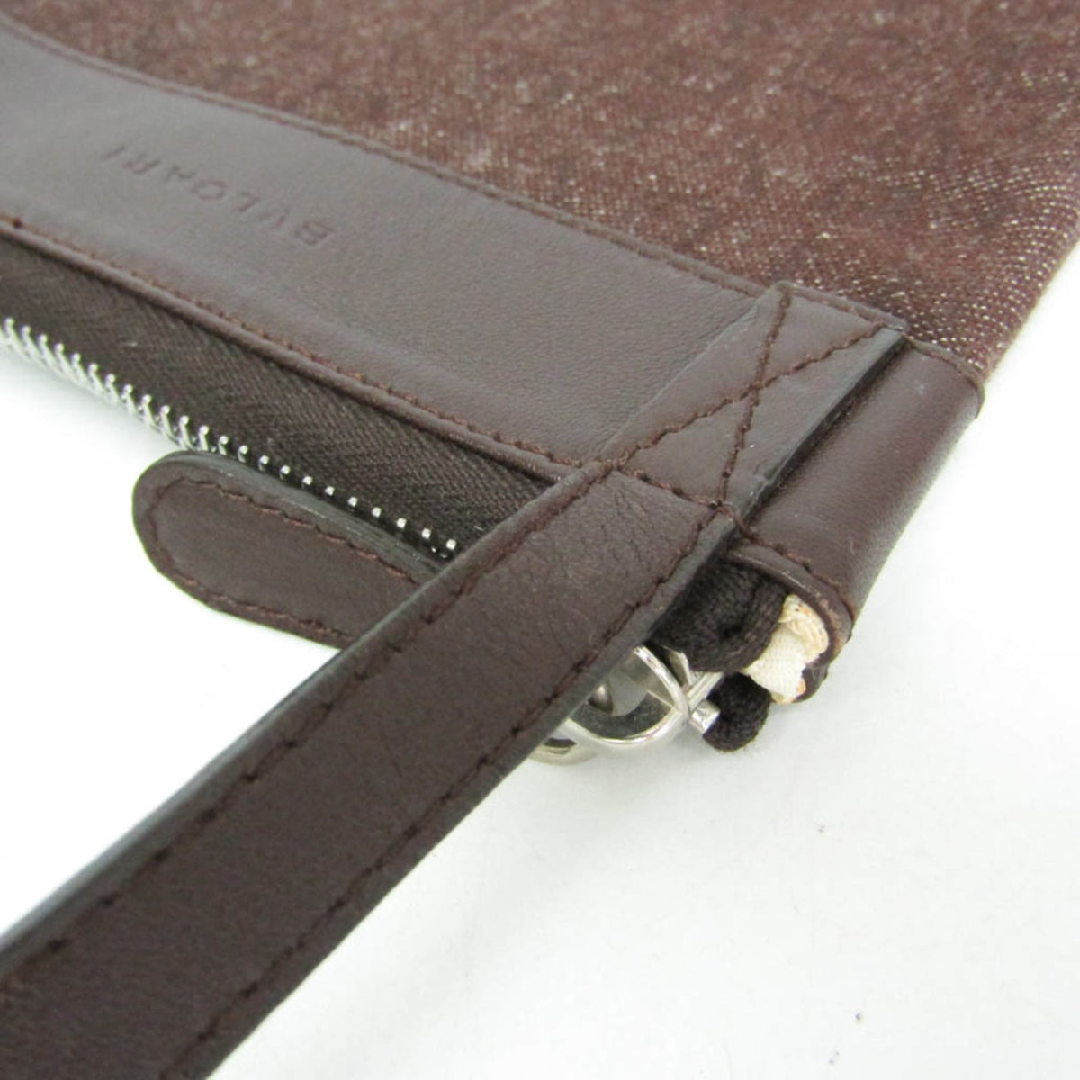 Bvlgari Logomania · Crossbody Pouch · Denim