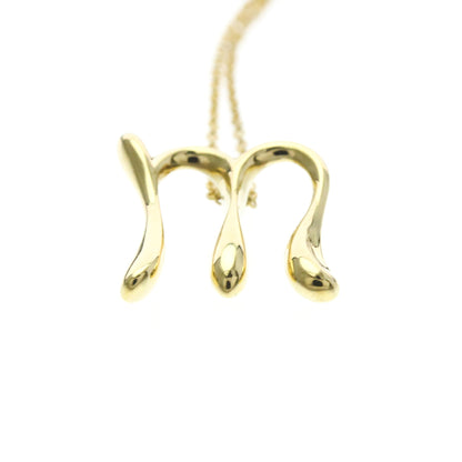Tiffany Letter M · 18K Yellow Gold
