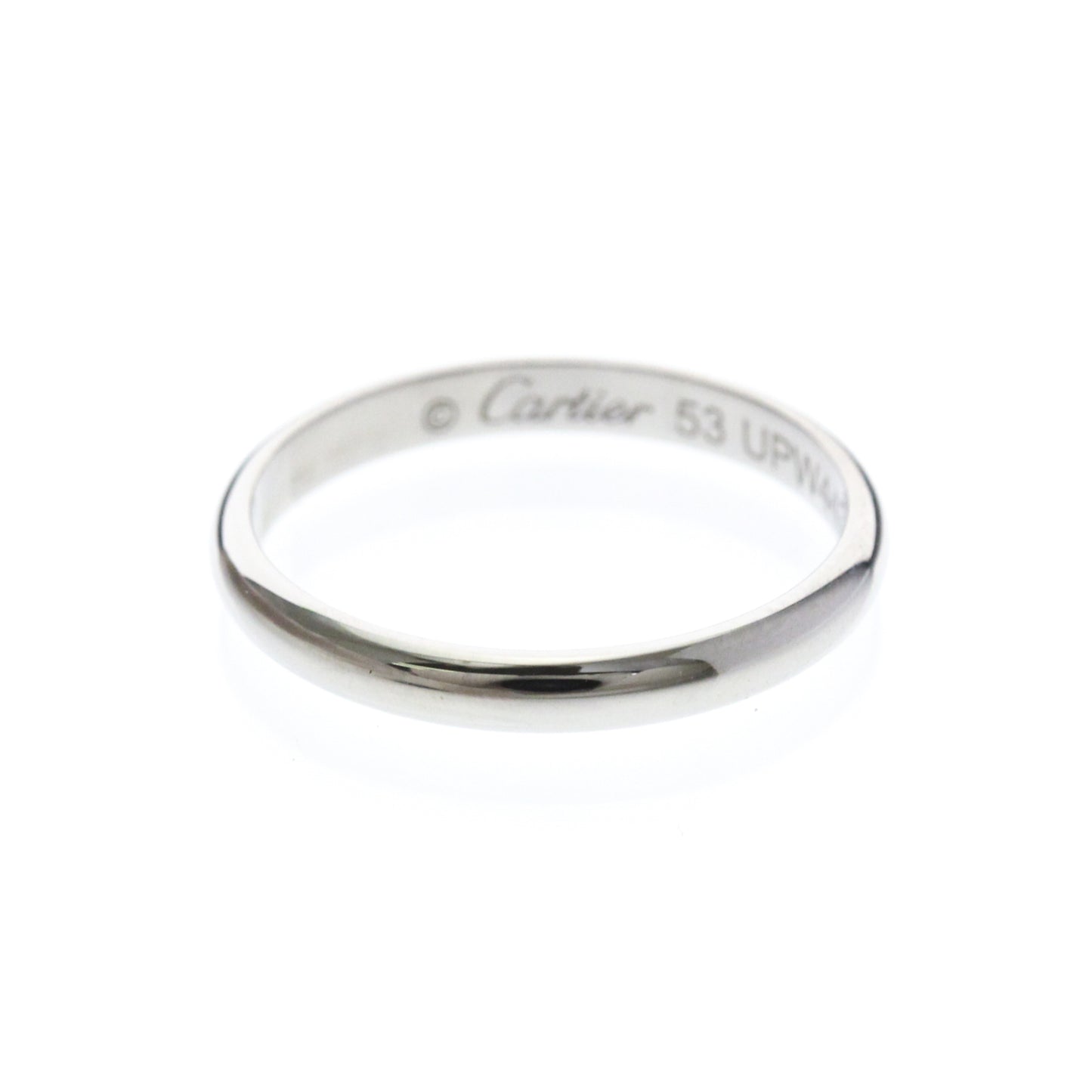 Cartier 1895 · Platinum Wedding Band