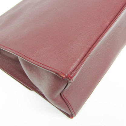 Balenciaga · Leather Shoulder Bag · Bordeaux