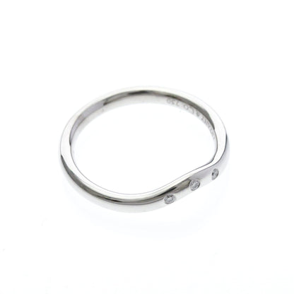 Tiffany Curved Band · Platinum · Diamonds