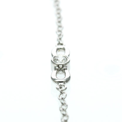 Tiffany Ribbon · Diamond · 18K White Gold